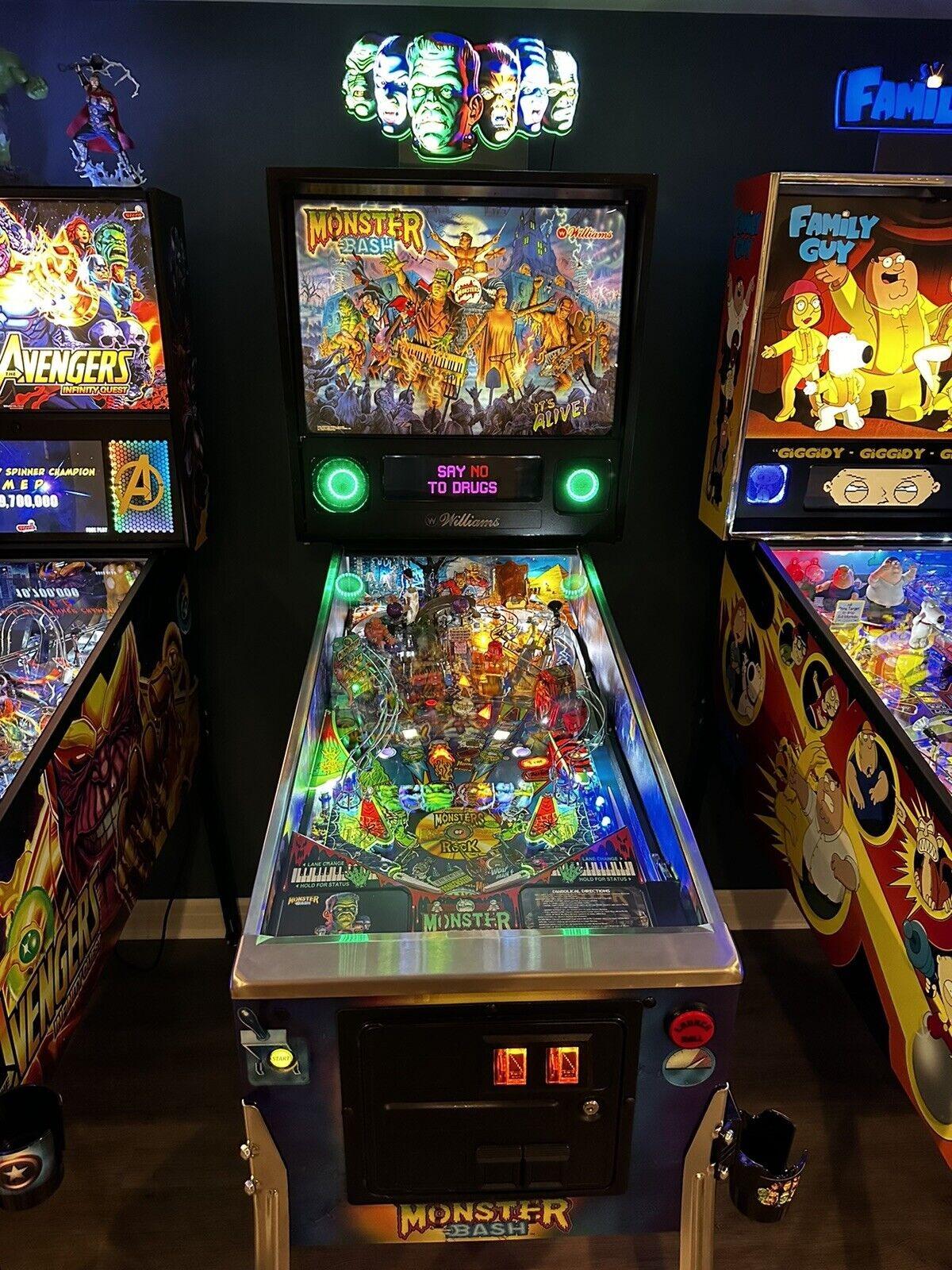 New Custom MONSTER BASH Pinball Machine LED Topper – FYLZGO