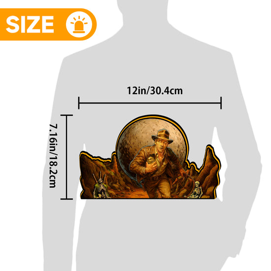 Indiana Jones Pinball Topper Lightbox Arcade Gaming Light box for Man's Cave