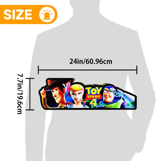 Toy Stroy 4 Pinball Topper LED Lightbox, 3D Printed Lightbox Rock Your Game