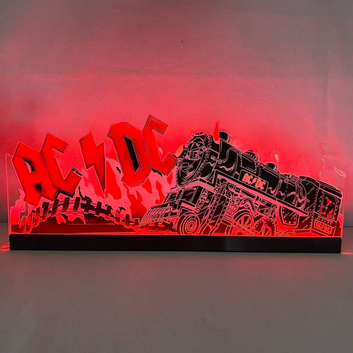AC/DC Topper 3D Acrylic LED Topper, For Stern Pinball Mahine, Pinball ...