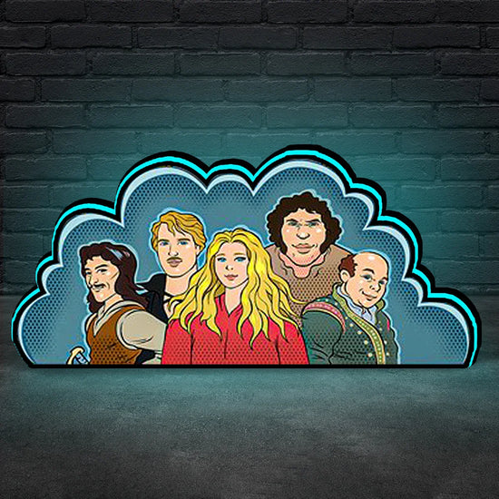 Boîte lumineuse LED Princess Bride Pinball Topper pour flipper multimorphe, boîte lumineuse imprimée en 3D pour faire vibrer votre jeu