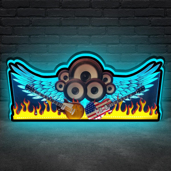 Aeromsith Pinball Topper LED Lightbox, 3D Printed Lightbox Rock Your Game