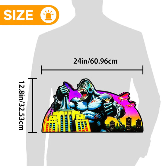 King Kong Pinball AR Topper for  Pinball Machine, 3D Printed Lightbox USB Powered & Full Dimmable