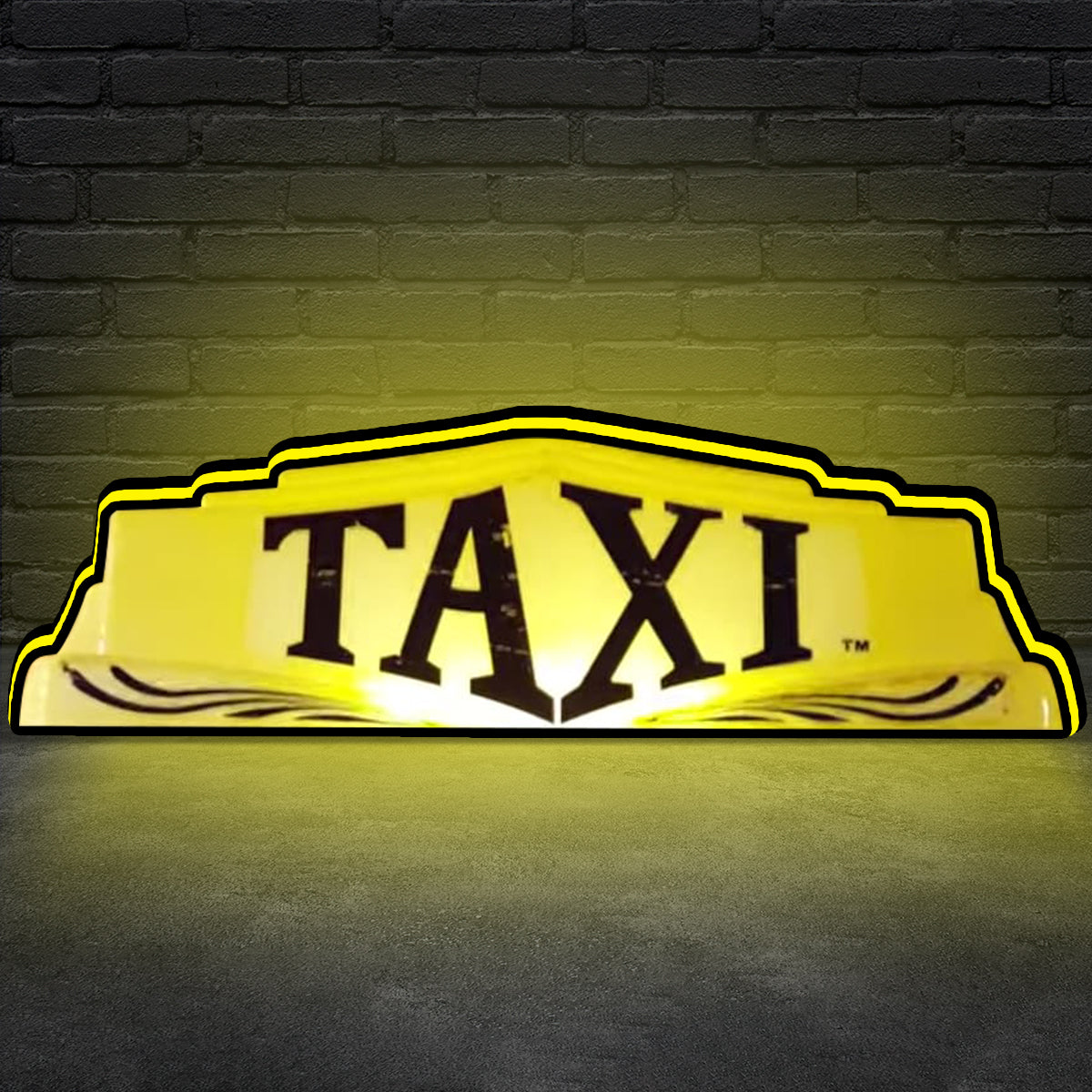Taxi Pinball Topper 3D-gedruckter Leuchtkasten, Zubehör für Williams-Flipperautomaten, USB-dimmbar 