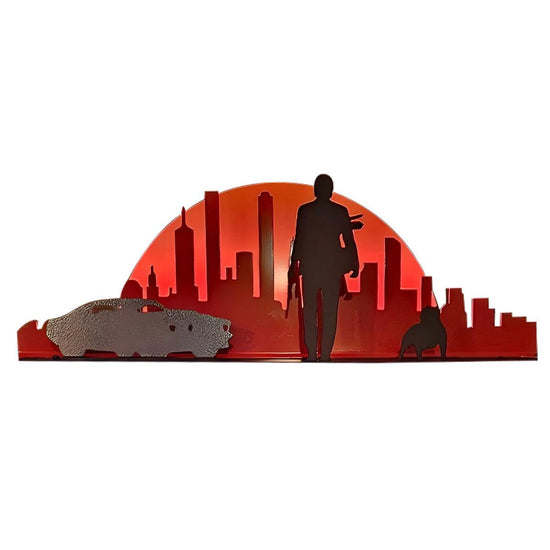 John Wick Pinball Silhouette Topper