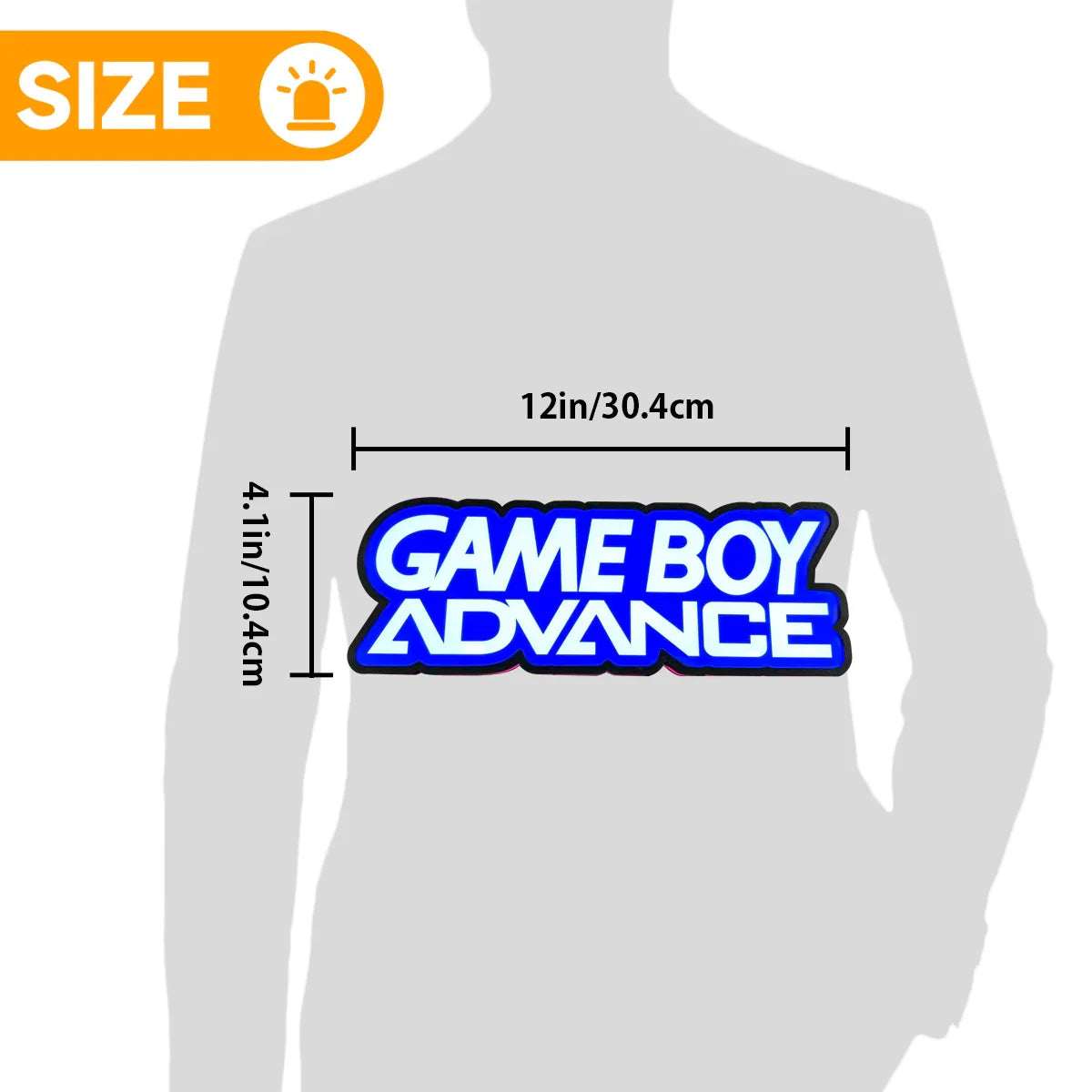 Gameboy advance Logo LED Light Box, Perfect for Game Room