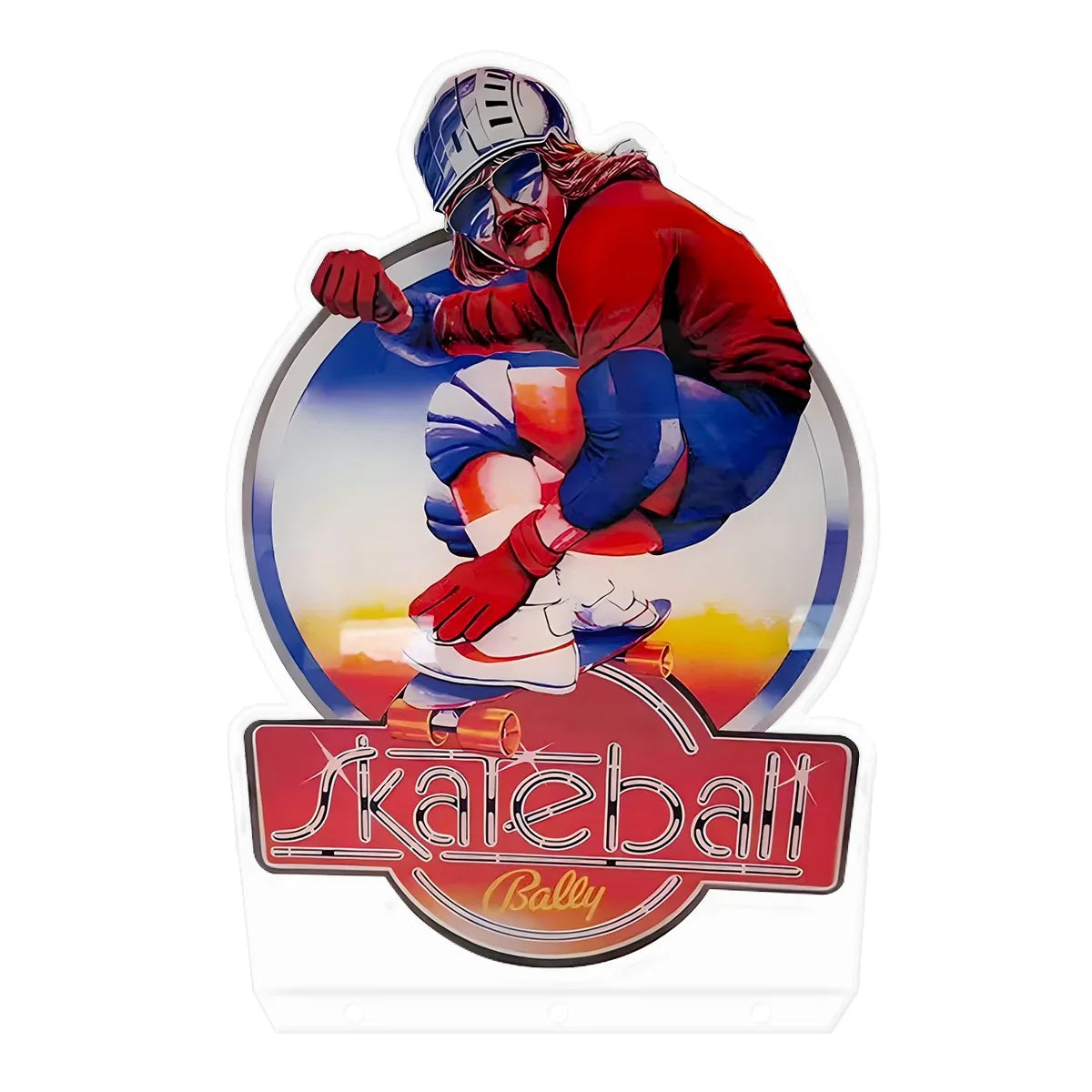 Skateball Topper 3D Acrylic LED Topper, for Bally Arcade Pinball Arcade Video Games machine