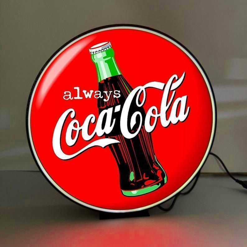 Coca Cola 3D printed lightbox logo led light box – FYLZGO