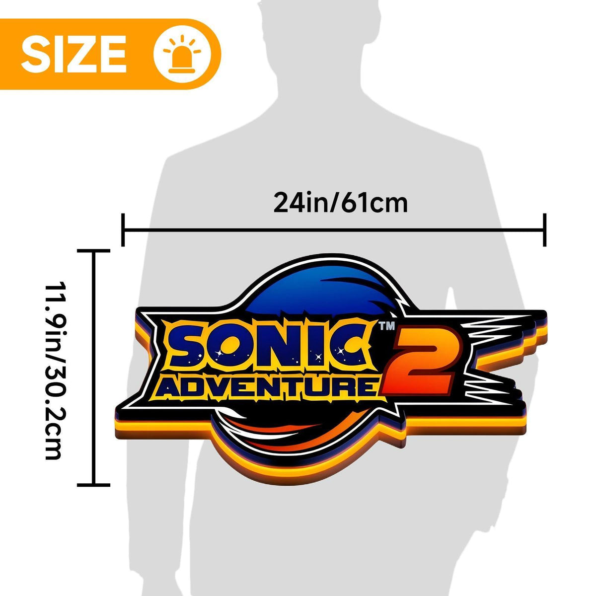 Senic Led Light Box Sonic Adventure 2 3D Printed LED Lightbox Game Lightbox – FYLZGO Signs