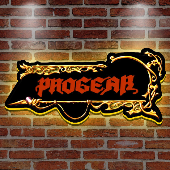 Progear Game 3D Printed LED Lightbox for Gaming Room Decor