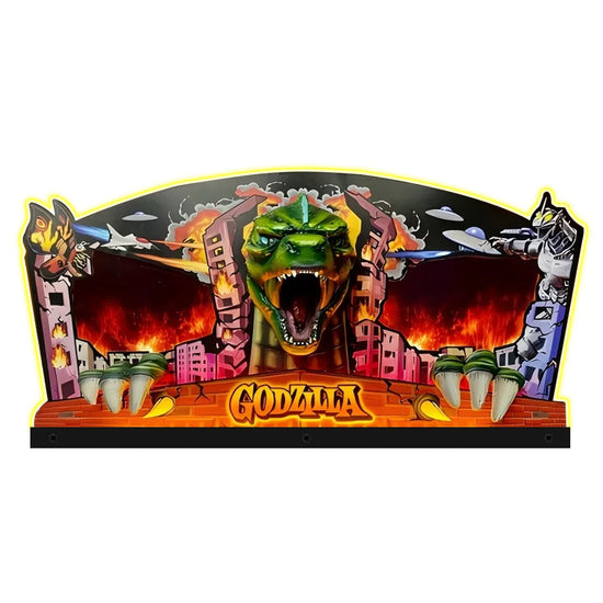 Godzilla Heat Ray Destruction Topper Pinball Acrylic LED Topper, for  Pinball Machine, Pinball Topper