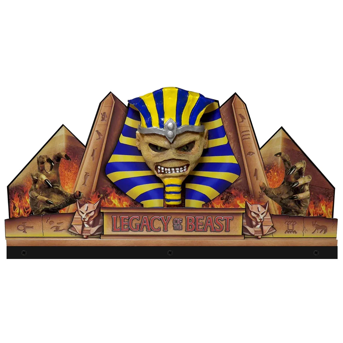 Iron Maiden: Legacy of the Beast Topper 3D Acrylic LED Topper, For  Pinball Mahine, Pinball Topper