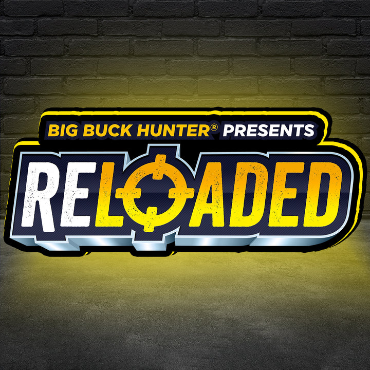 Big Buck Hunter Reloaded Arcade Game 3D LED Light Box, for Arcade Game fans,  Arcade Game Room Decor