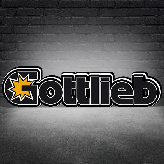 Gottlieb Logo Led lightbox for Pinball Machine, 3D Printed Lightbox USB Powered & Full Dimmable