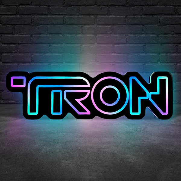 TRON Legacy style 3D Printed RGB LED illuminated wall sign – FYLZGO