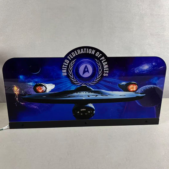 Stern Star Trek Pinball Topper 3D Acrylic LED Topper, For Stern Pinball Machine, Pinball Topper