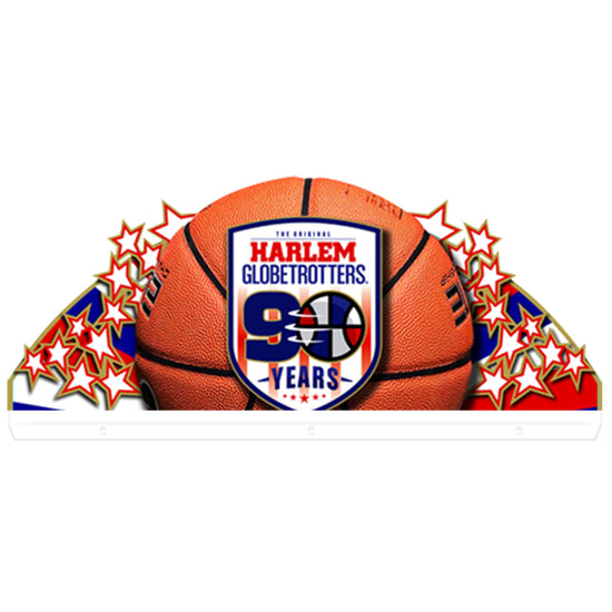Harlem Globetrotters Pinball Topper, 3D Pinball Acrylic LED Topper, For Stern Pinball Machine, Pinball Topper