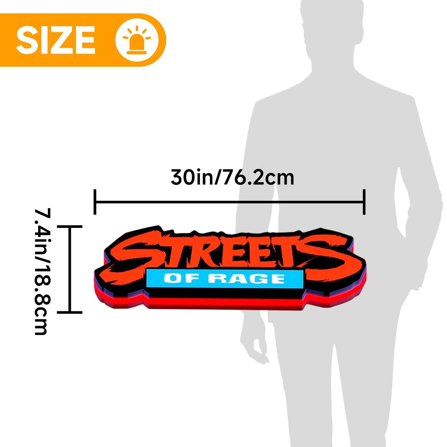 Rage 3D Printed LED Lightbox Street of Rage – FYLZGO Signs