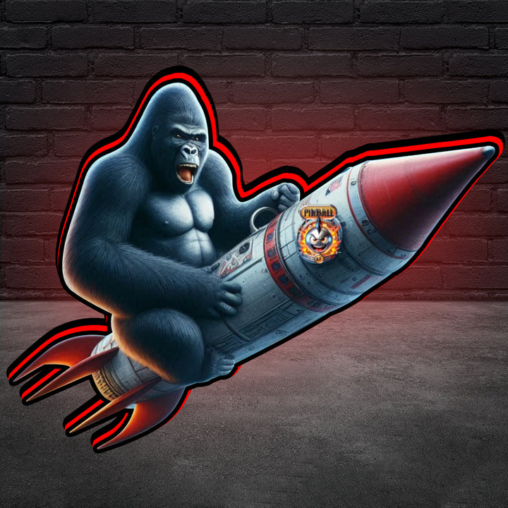 King Kong Topper for Stern Army Pinball, 3D Printed Lightbox USB Powered & Full Dimmable