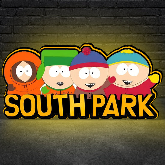 South Park Pinball Topper LED Lightbox, Pinball Arcade Decor, for Sega Pinball Machine Topper