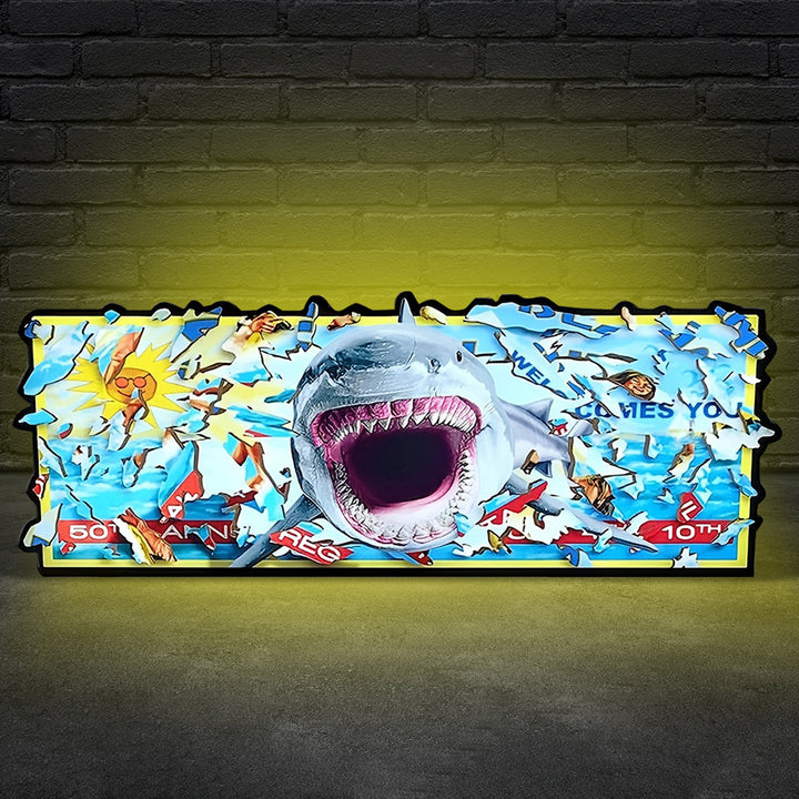 Stern Jaws Billboard Topper