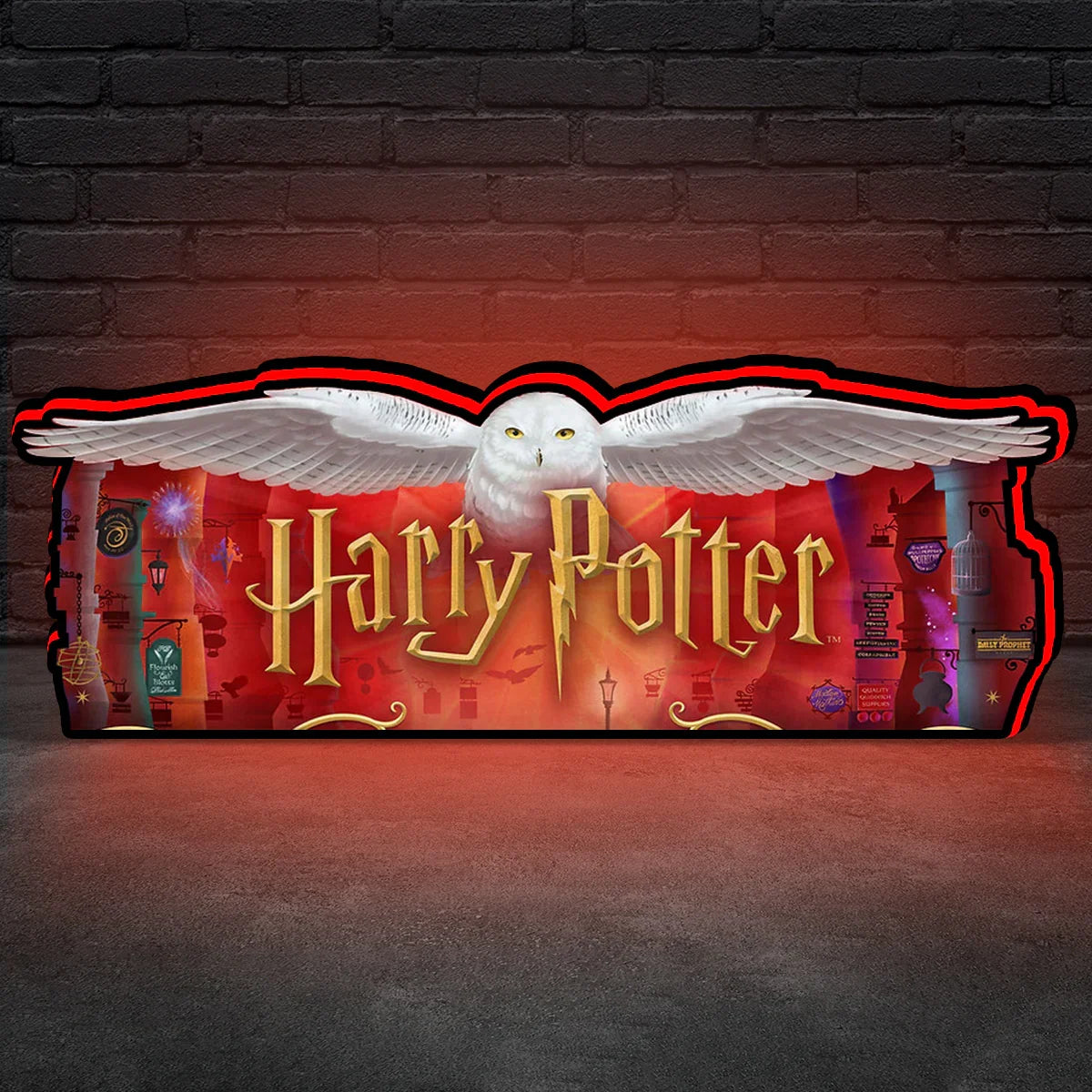 Harry Potter Pinball Topper for Jersey Jack Pinball Machine, 3D Printed Lightbox USB Powered & Full Dimmable