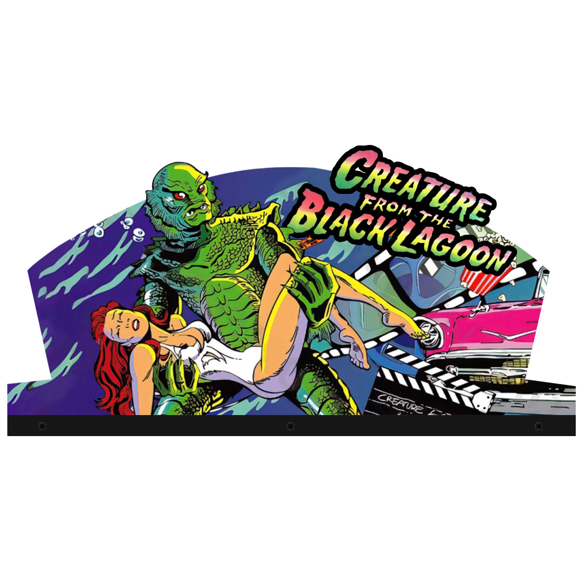 Creature from the black lagoon Topper Pinball Topper 3D Acrylic LED Topper, For Bally Pinball Machine