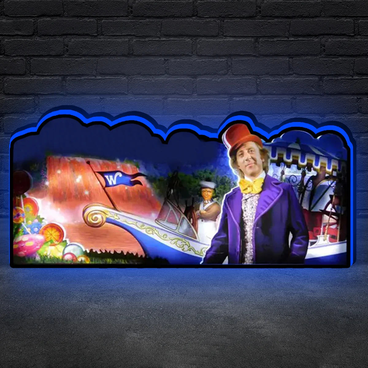 Willy Wonka and the Chocolate Factory Lit Topper LED Lightbox for Jersey Jack Pinball Machine, 3D Printed Lightbox Rock Your Game