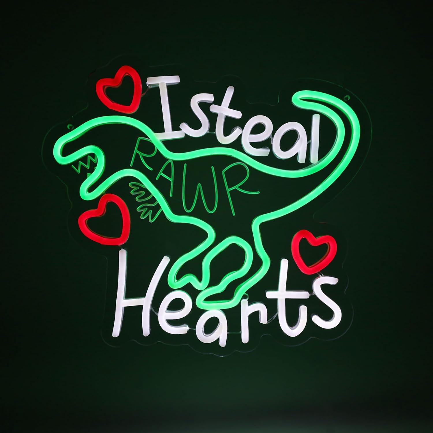 Enseigne néon LED XOXO Saint-Valentin en forme de cœur, alimentée par USB, pour décoration murale 