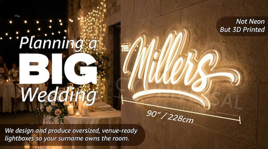 Custom Wedding Emblem | Printable Welcome Sign Design | 3D Printed Lightbox-Ready Artwork