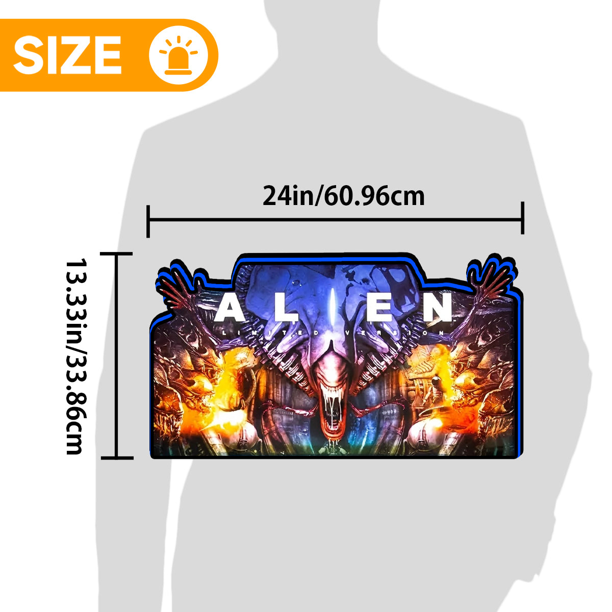 Alien Pinball Topper, for Pinball Brothers Pinball Machine, 3D Printed Lightbox USB Powered & Full Dimmable