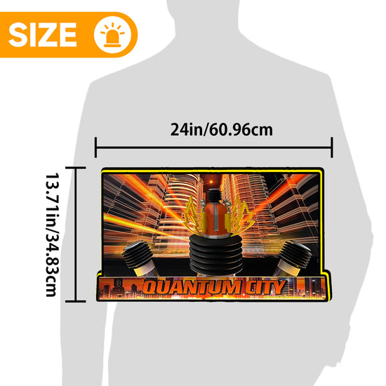 Dialed In Pinball Topper for JJP Pinball Machine, 3D Printed Lightbox USB Powered & Full Dimmable