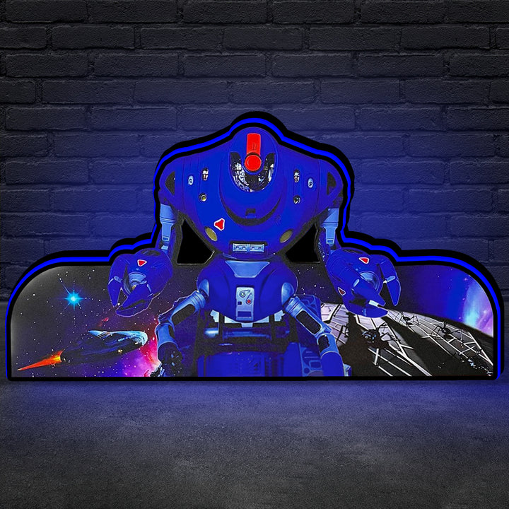 Lost in Space Topper, for Sega Pinball Machine, 3D Printed Lightbox Powered by USB Band Dimm Wall Art Decor Man's Cave