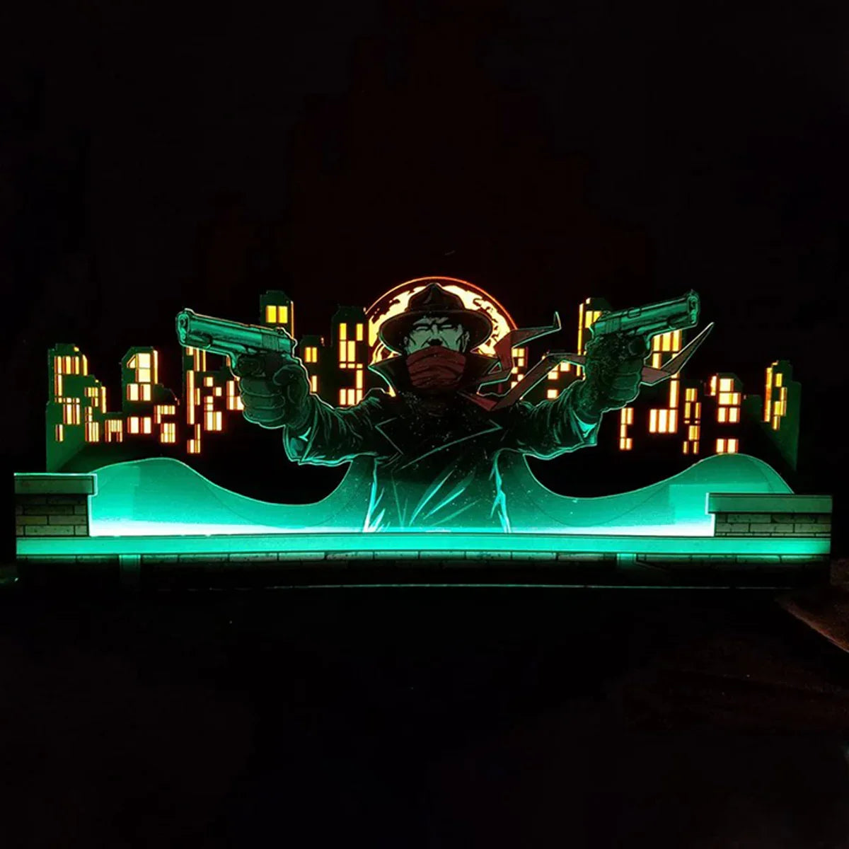 The Shadow Pinball Topper Pinball Topper 3D Acrylic LED Topper, For Pinball Mahine, Pinball Topper