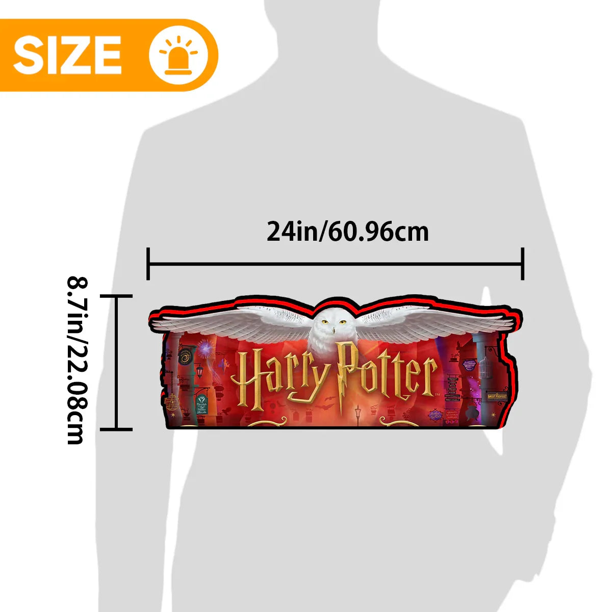 Harry Potter Pinball Topper for Jersey Jack Pinball Machine, 3D Printed Lightbox USB Powered & Full Dimmable
