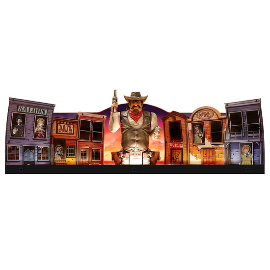 Cactus Canyon Pinball Topper 3D Acrylic LED Topper, for Chicago Gaming Pinball Machine, Pinball Topper