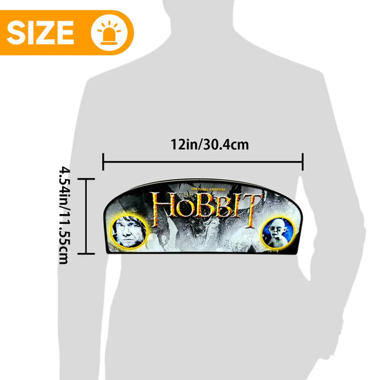 Le Hobbit Pinball Topper LED Lightbox pour le flipper Jersey Jack, caisson lumineux imprimé en 3D pour une expérience de jeu inoubliable 