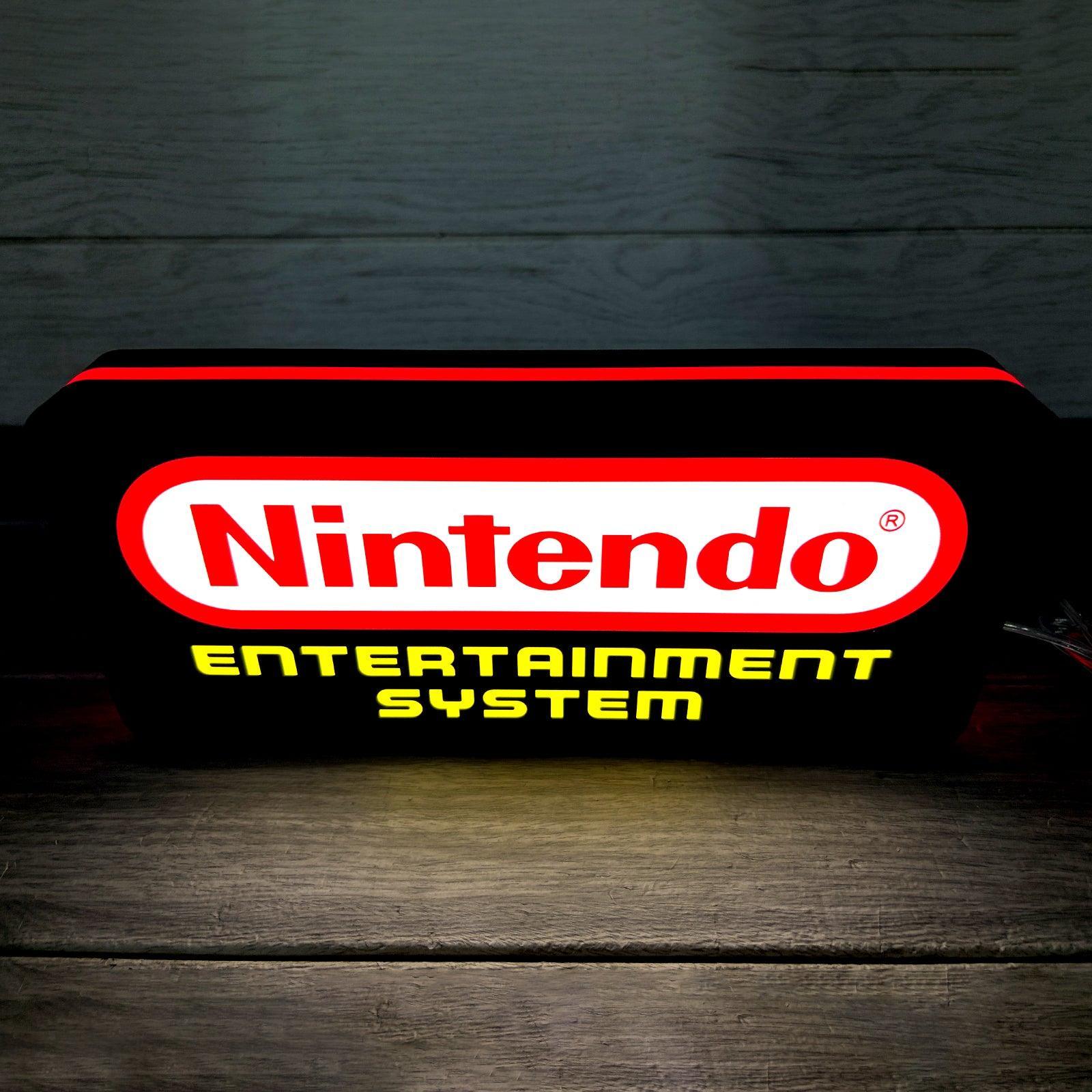 Nintendo Entertainment System Logo Night Lights SNES Video