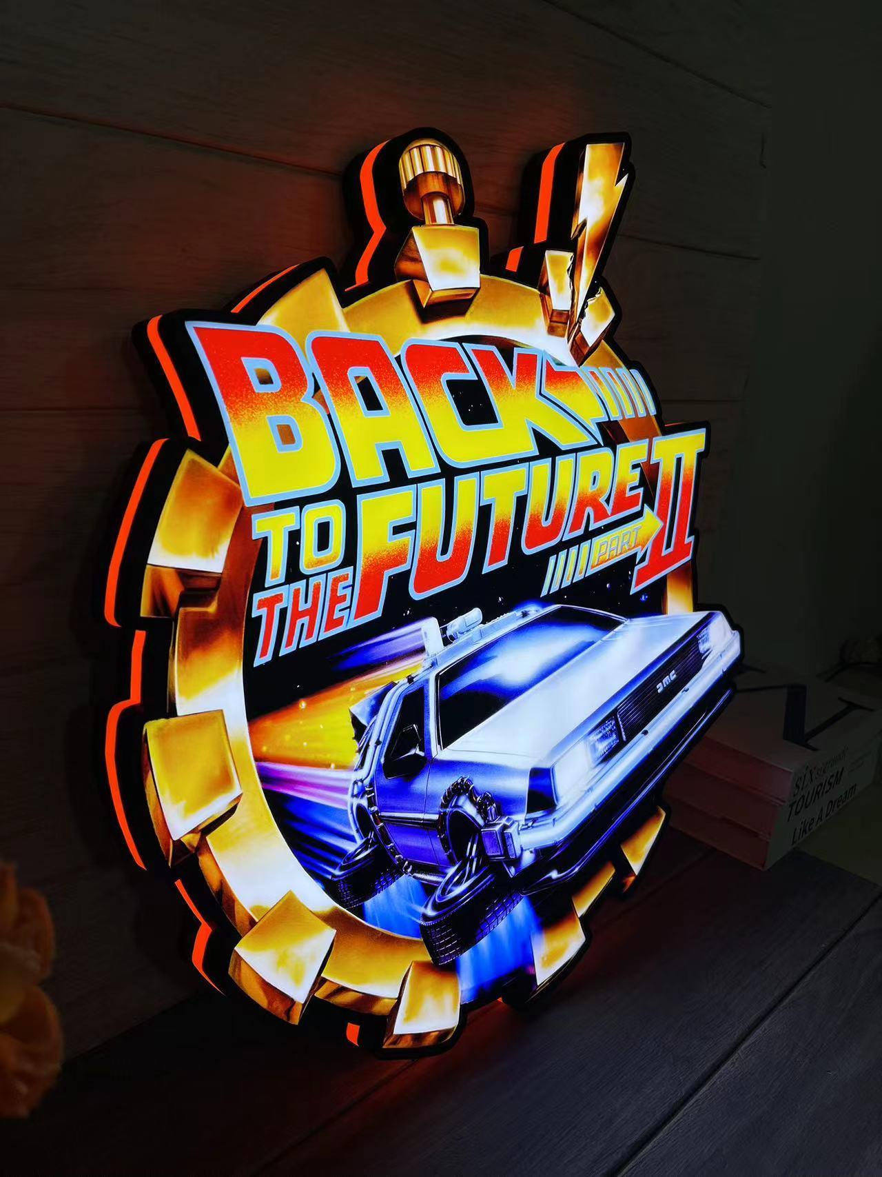 Boîte Lumineuse LED Kodak - Style Logo Rétro Cinéma