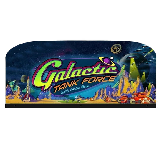 Galactic Tank Force Pinball Topper 3D Acrylic LED Topper, For American Pinball Machine, Pinball Topper
