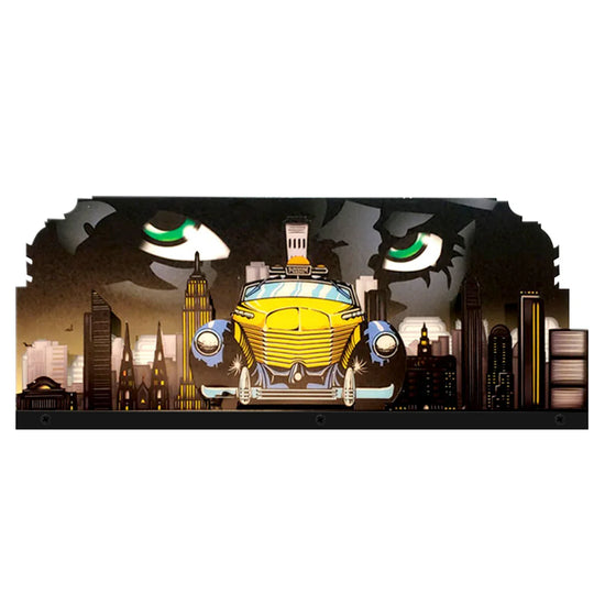 The Shadow Topper 3D Acrylic LED Topper, For Midway Pinball Mahine, Pinball Topper