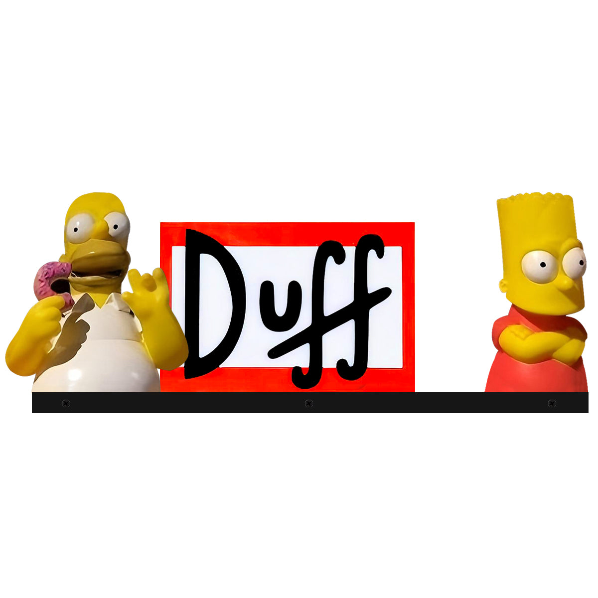 The SImpsons Duff Topper 3D Acrylic LED Topper, for Data East Pinball Machine, Pinball Topper