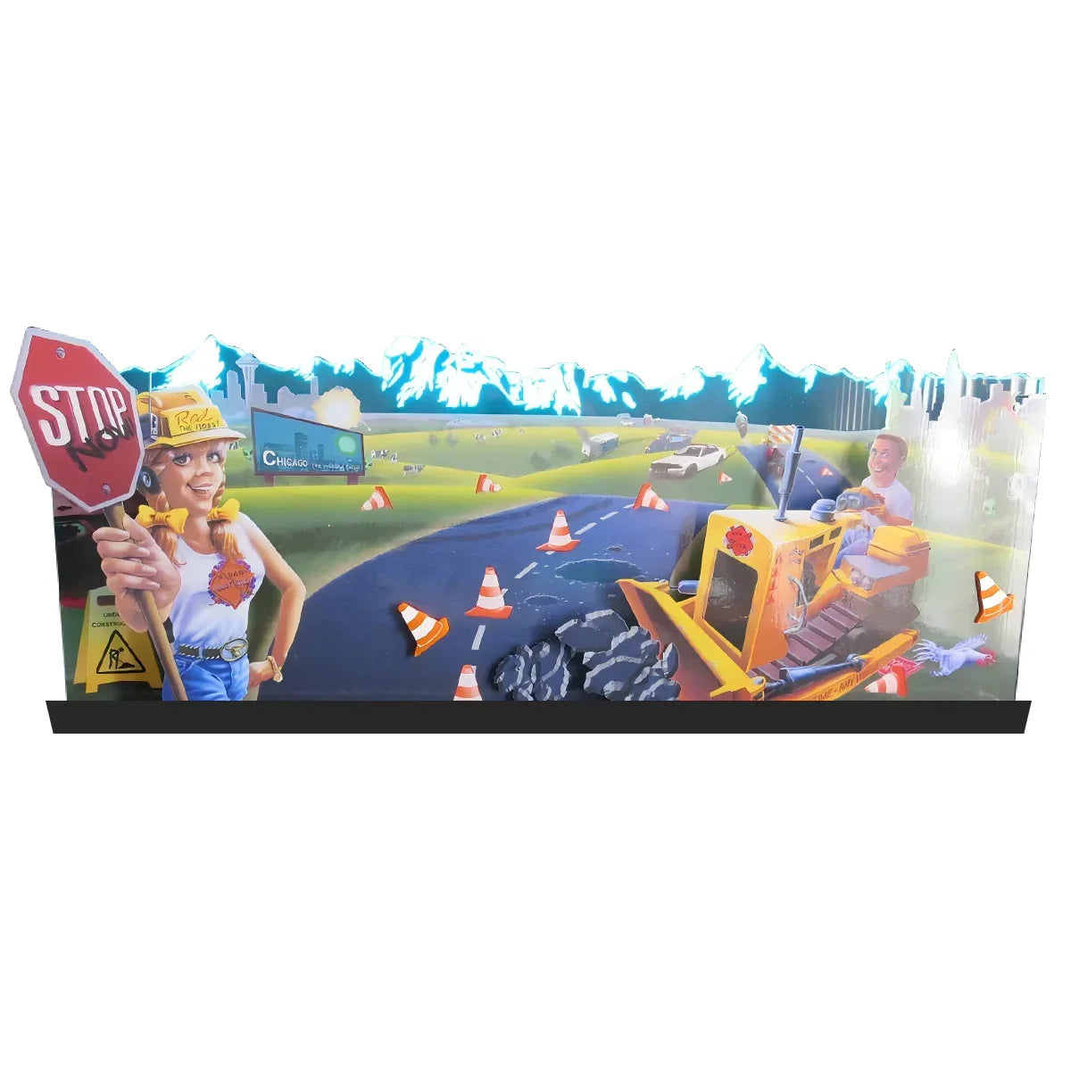 Roadshow Pinball Topper 3D Acrylic LED Topper, for Pinball Machine, Pi ...