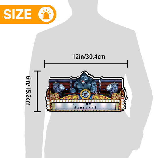 New Arrival King Kong Pinball 3D LED Light Box, for Stern Pinball Arcade Game fans,  Pinball Arcade Decor