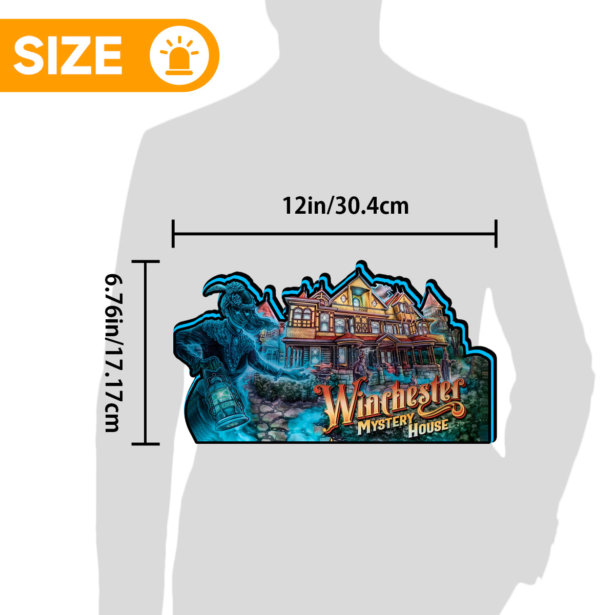 Winchester Mystery House Pinball Topper Lightbox for Barrel of Fun Pinball Machine, Arcade Gaming Light box for Man's Cave