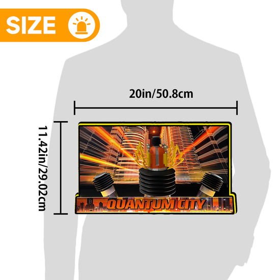 Dialed In Pinball Topper for JJP Pinball Machine, 3D Printed Lightbox USB Powered & Full Dimmable