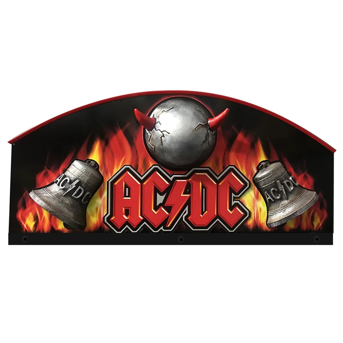 AC/DC Topper With Horns and Two Bells 3D Acrylic LED Topper, For Stern ...