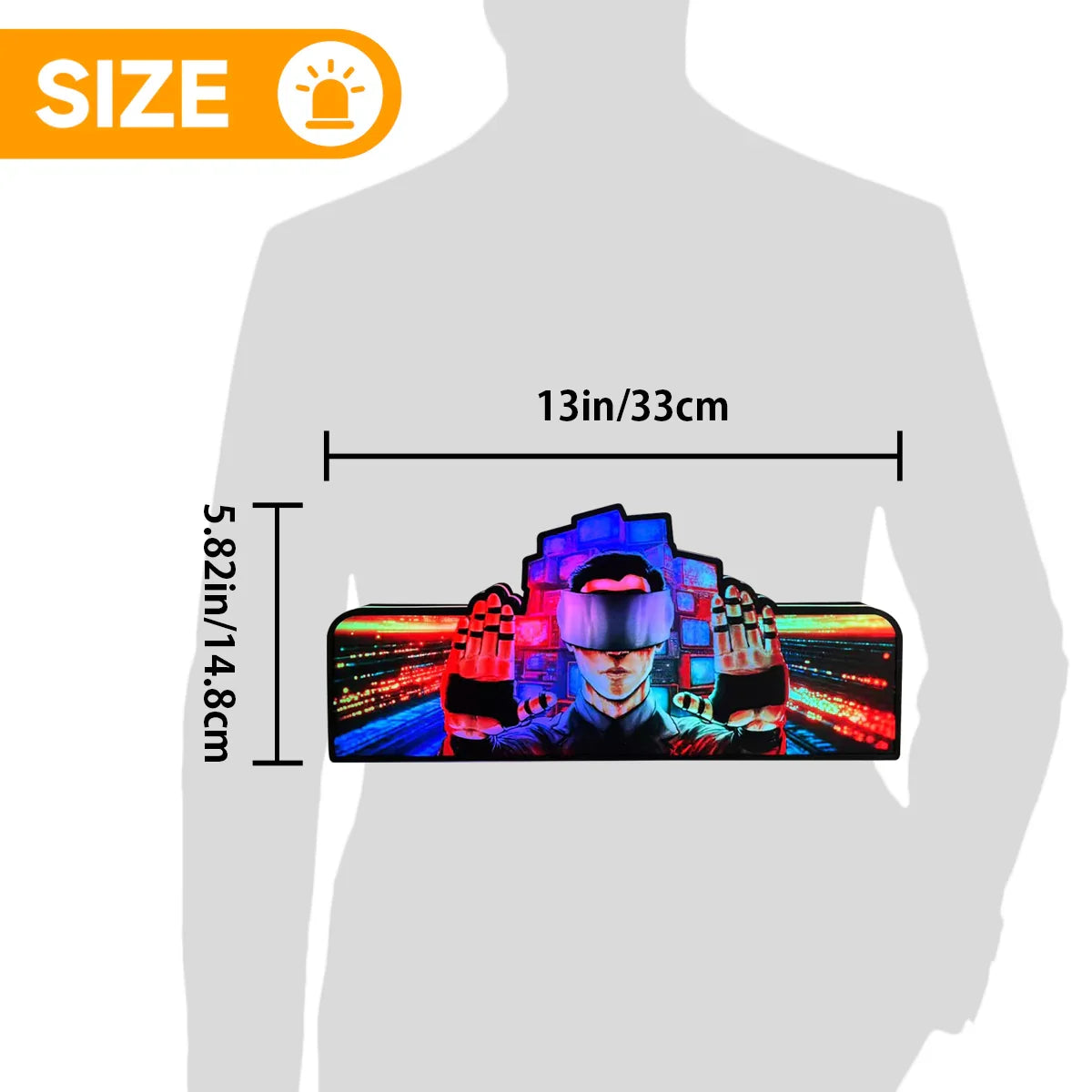 The Johnny Mnemonic Pinball Topper Led Lightbox, USB plug Dimmer, Pinball Arcade Decor, Perfect for Game Room or Pinball Machine