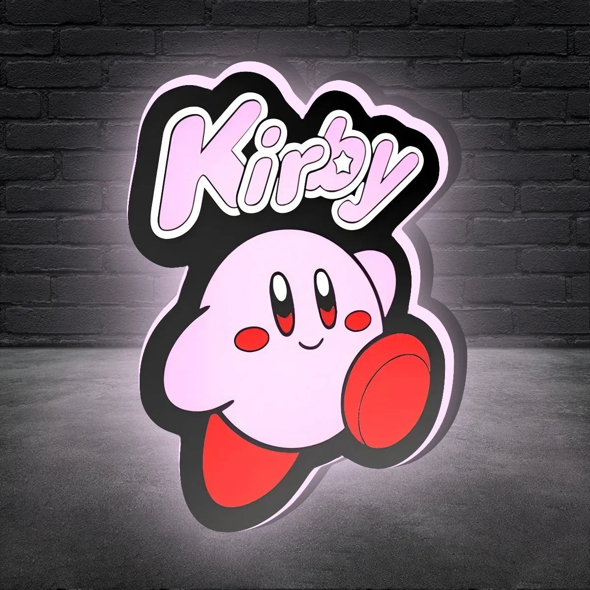 3D-gedruckte Nintendo Kirby Retro-Leuchtkastenlampe, 3D-gedruckter Leuchtkasten