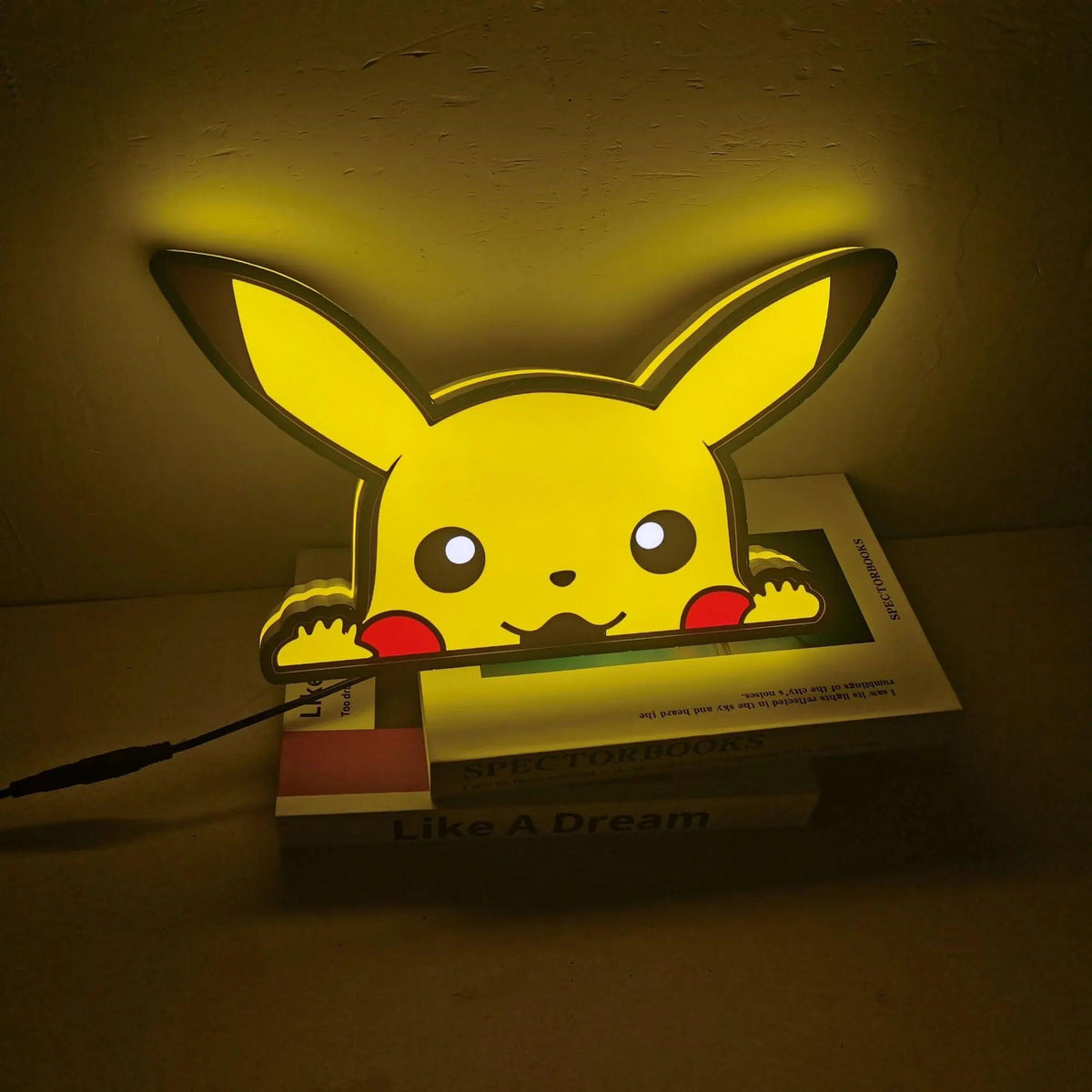 Pikachu Letrero Led Logo Sign Pikachu Neon Cartoon LED Light Wall Decor Night Light – FYLZGO